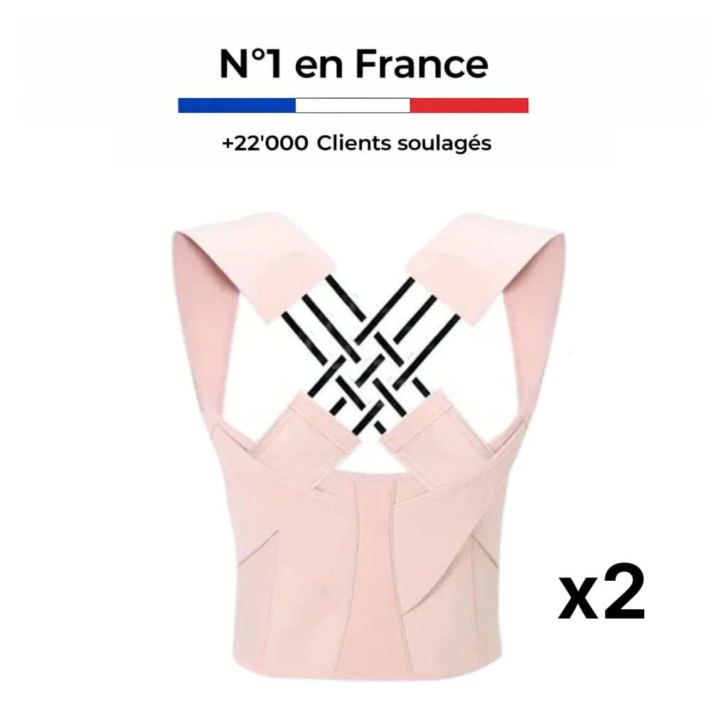Correcteur de posture rose | Inshape Boutique™