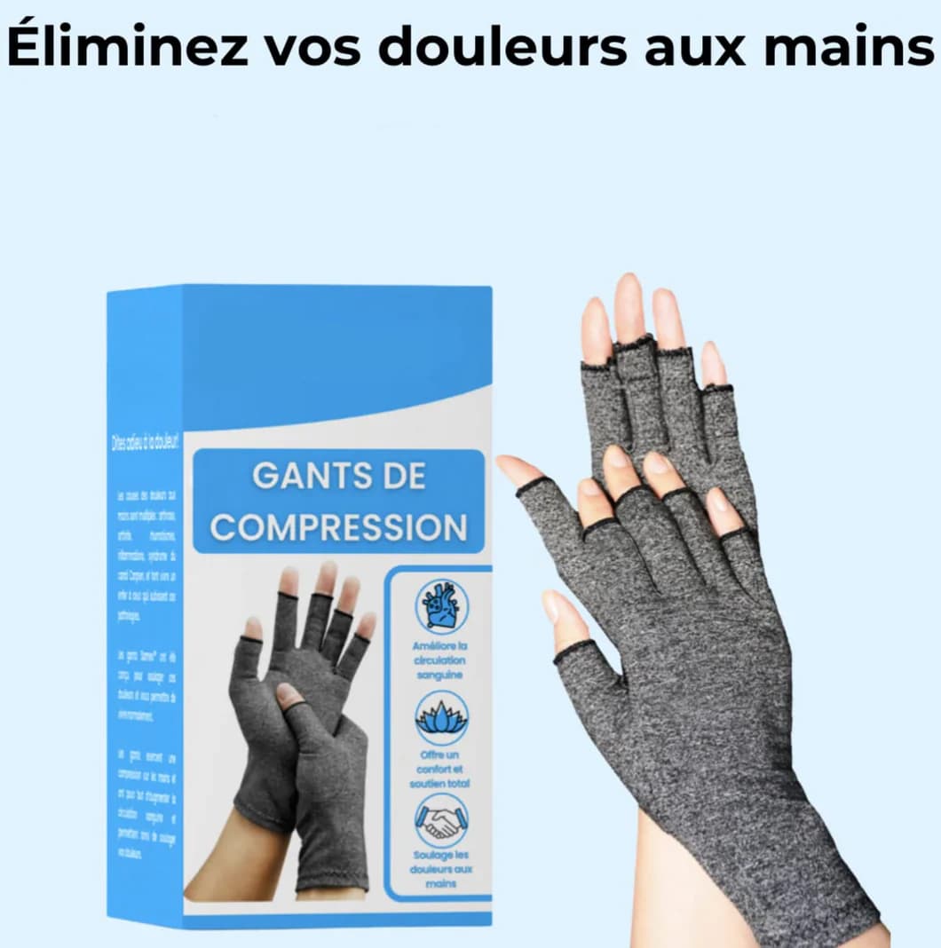 Gants de compression sans doigts