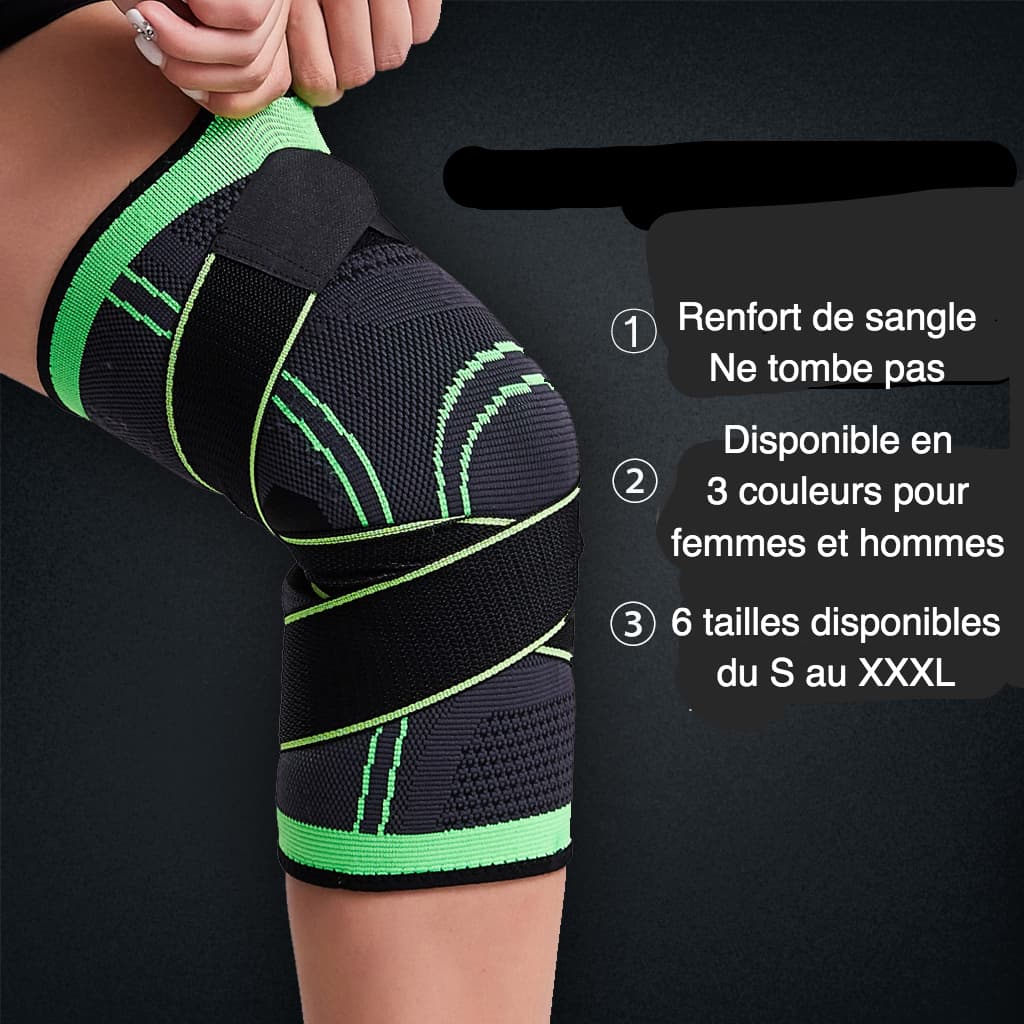 Genouillères de compression attelle de genou pour les articulations