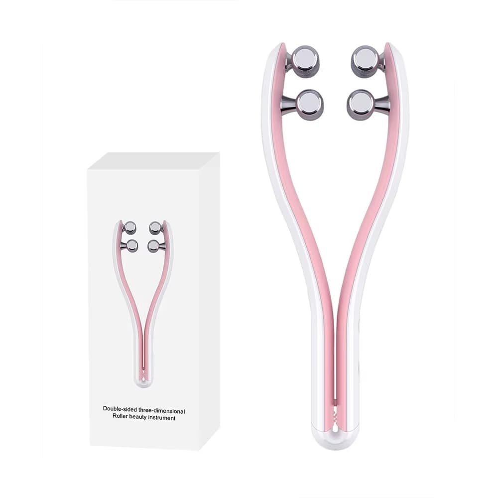 Appareil massage visage ergonomique de style rouleau