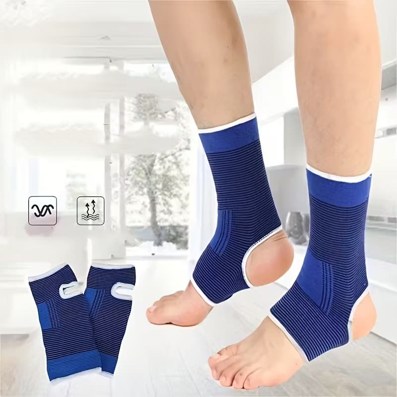 Paire de chaussettes orthèses de compression courtes à bout et talon ouvert