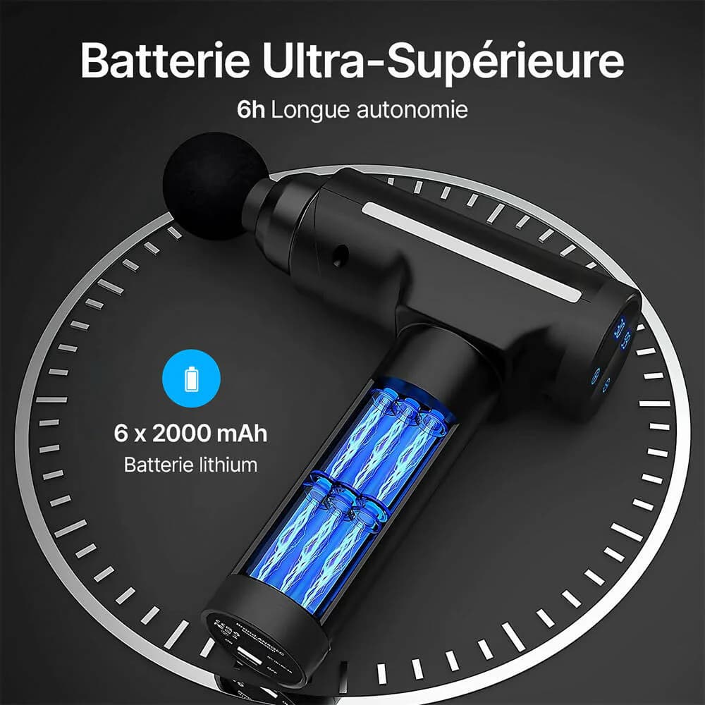 Appareil de massage pour cervicales en forme de pistolet