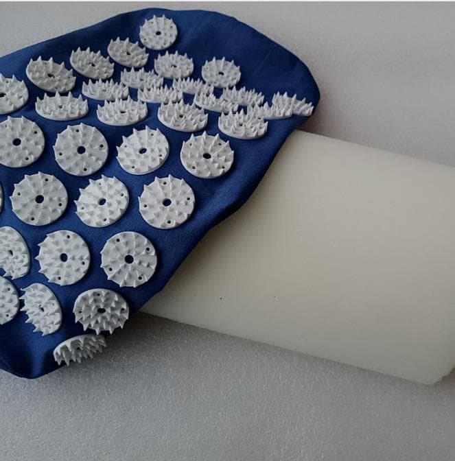 Tapis d’acupression avec coussin à housse amovible