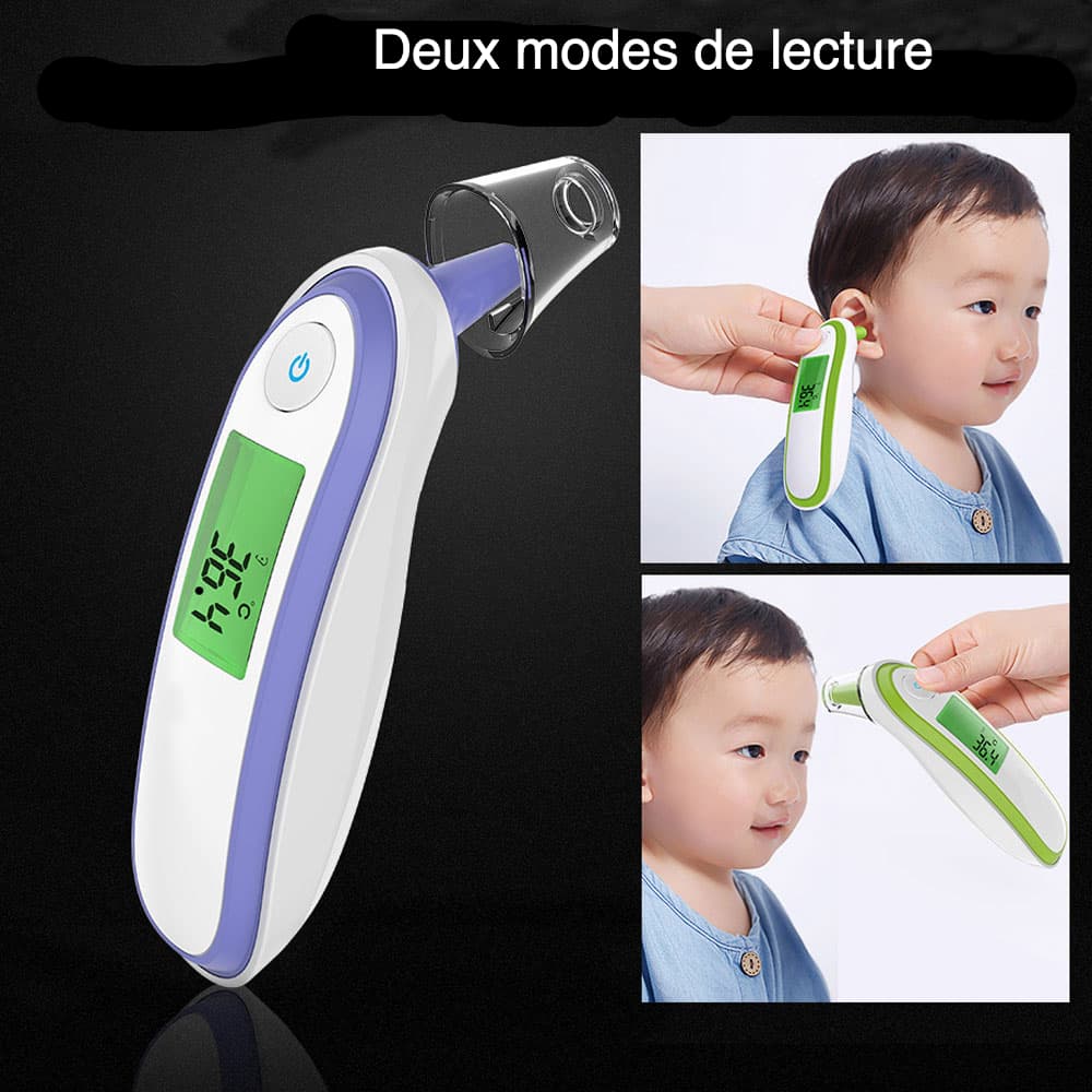 Thermomètre auriculaire numérique à infrarouge