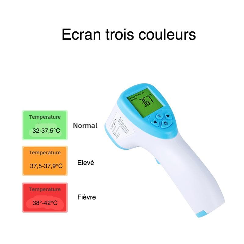 Thermomètre frontal électronique à infrarouge sans contact