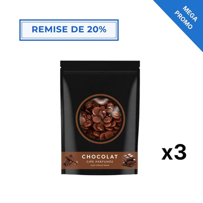 Cire spéciale peau sensible parfum Chocolat 200g