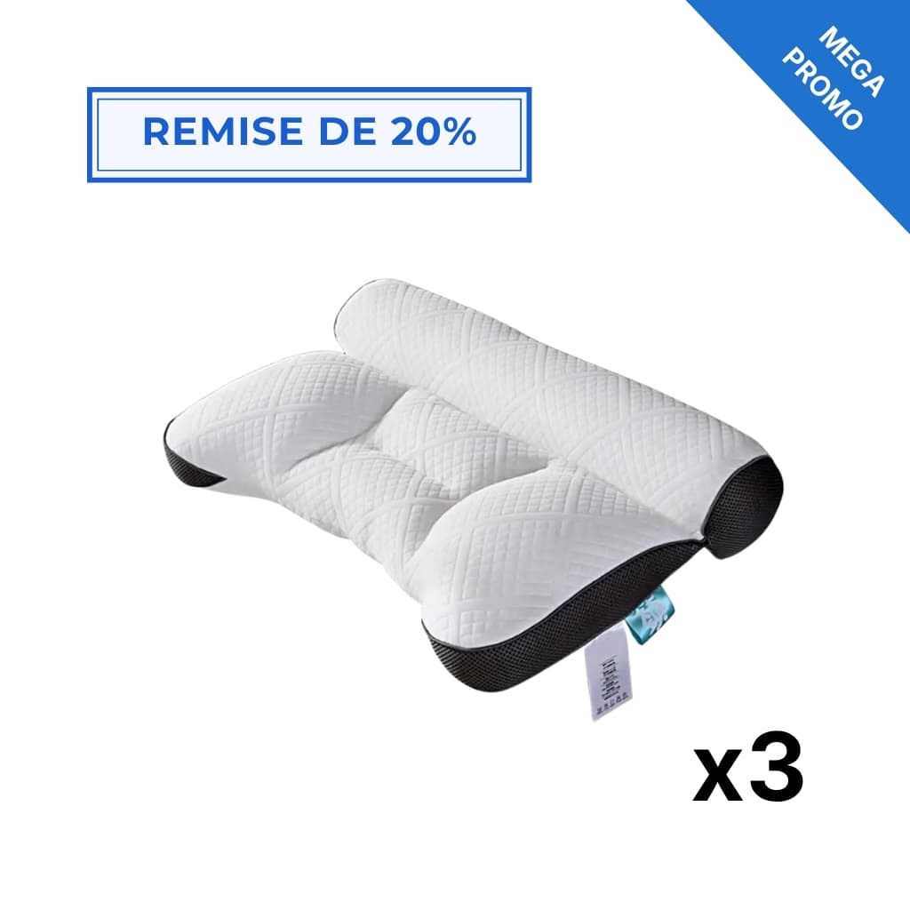 Oreiller ergonomique 3D pour le cou et les cervicales