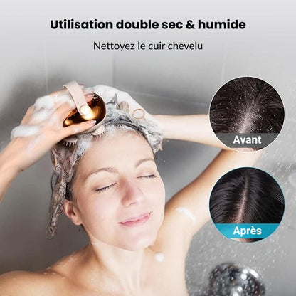 Appareil de massage électrique pour cuir chevelu