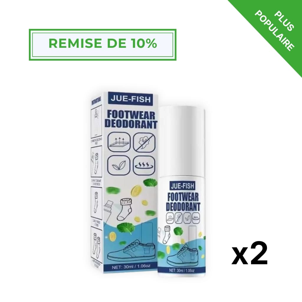 Déodorant Antibactérien pour Chaussures | Élimine les Odeurs