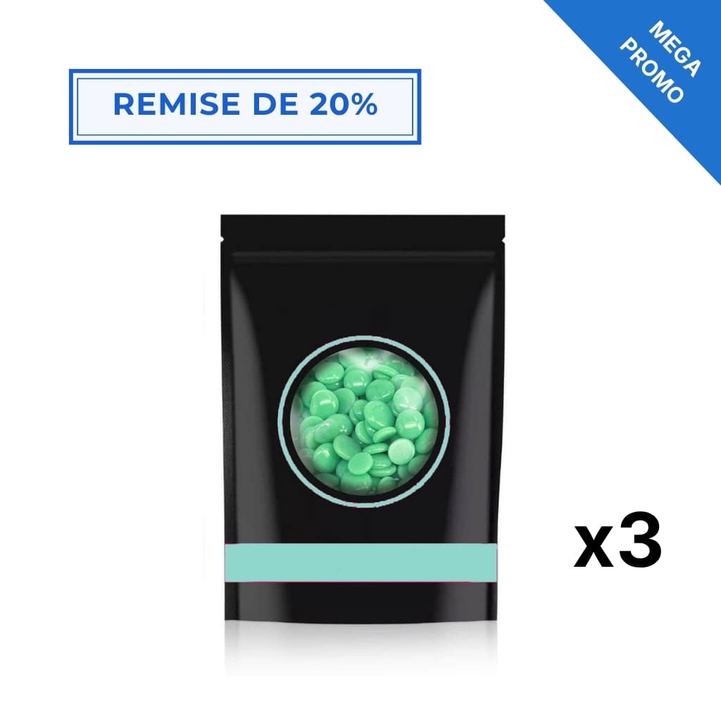 Cire spéciale peau sensible parfum Aloe vera 200g