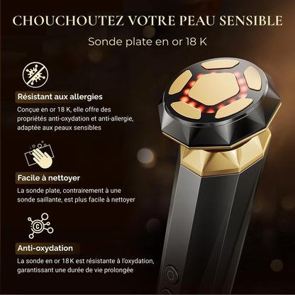 Appareil de massage visage polyvalent et design