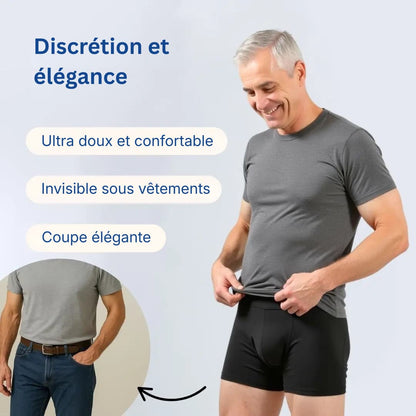Boxers absorbants lavables homme – Fuite urinaire