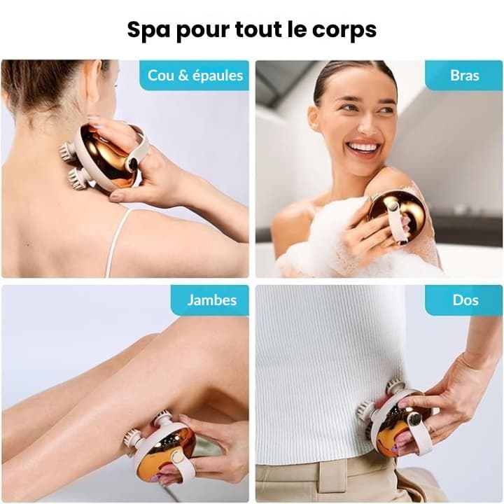 Appareil de massage électrique pour cuir chevelu