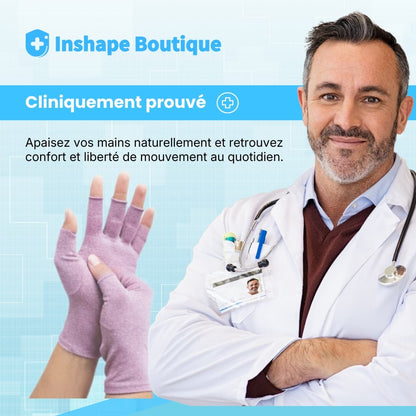 Gants de compression anti-douleurs Rose | Inshape Boutique™