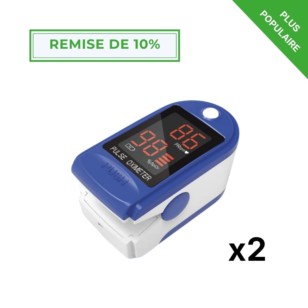 Oxymètre de pouls pour le doigt - Affichage numérique