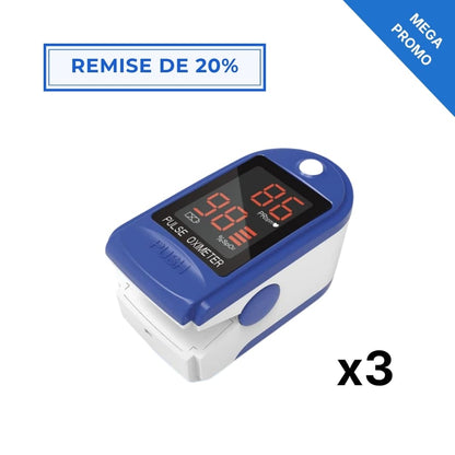 Oxymètre de pouls pour le doigt - Affichage numérique