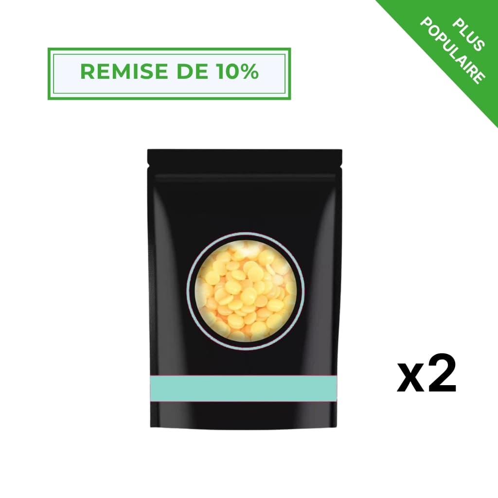 Cire spéciale peau sensible parfum Miel 200g