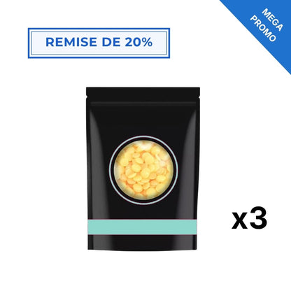 Cire spéciale peau sensible parfum Miel 200g