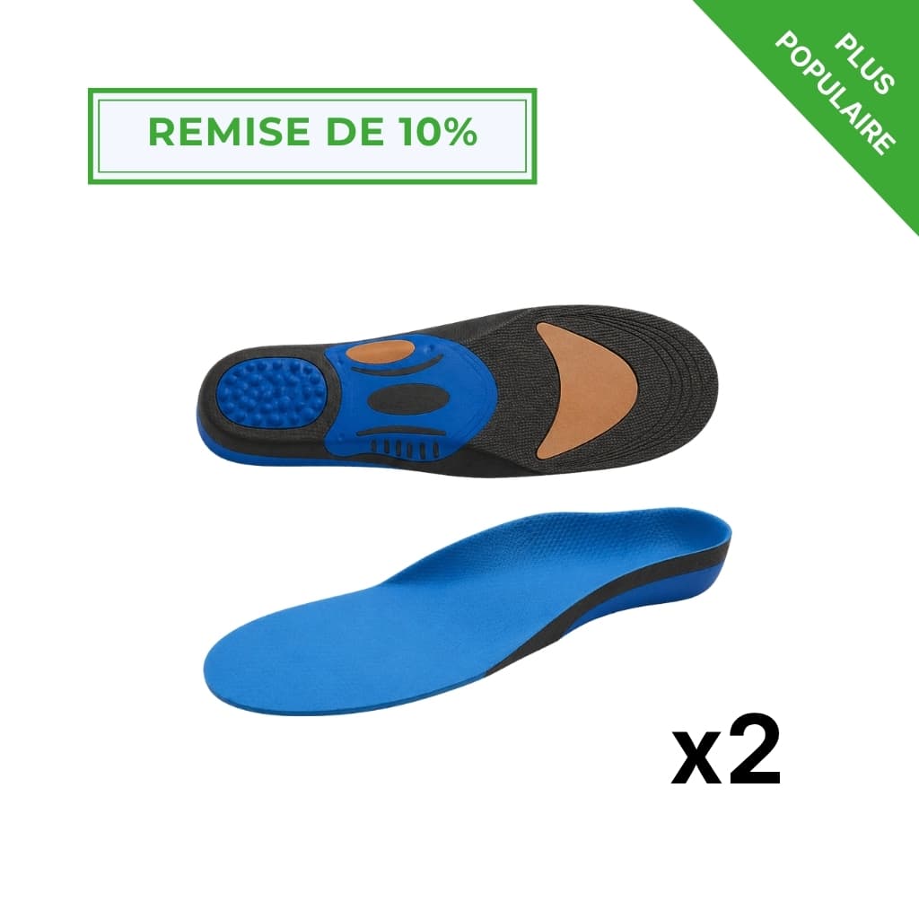 Semelles ergonomiques anti-douleur absorptives – confort quotidien pieds