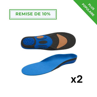 Semelles ergonomiques anti-douleur absorptives – confort quotidien pieds