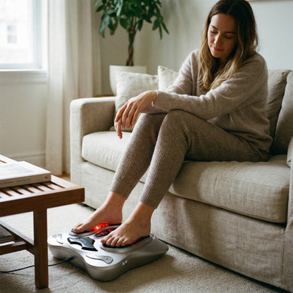 Appareil de massage des pieds électrique à infrarouge