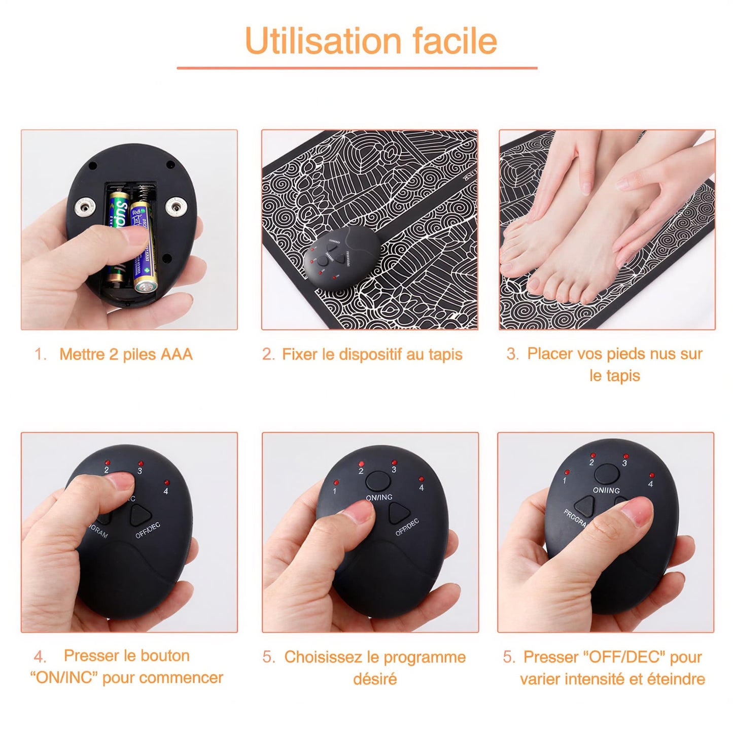 Appareil de massage électrique pour pieds