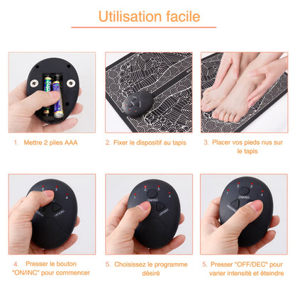 Appareil de massage électrique pour pieds