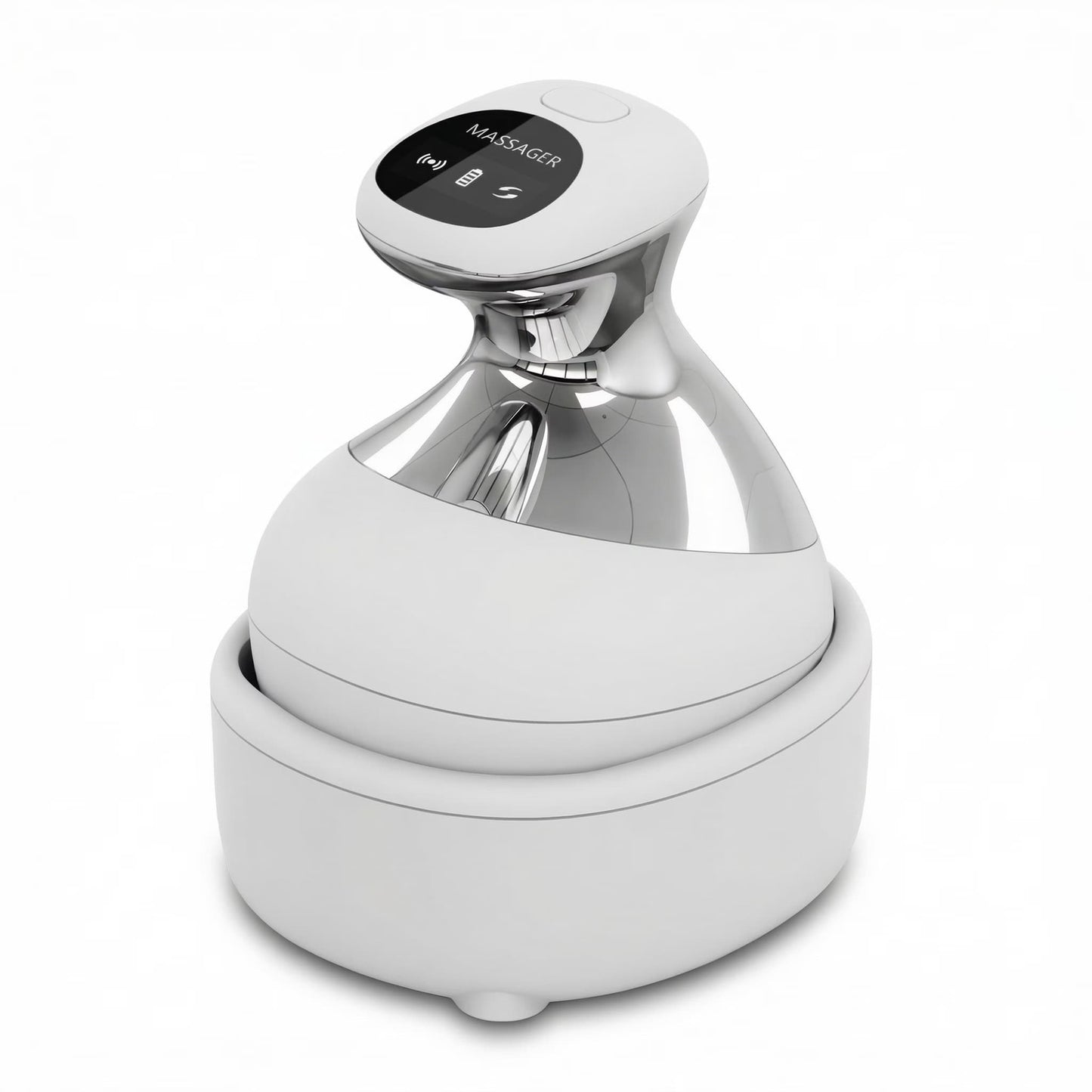 Appareil électrique de massage de tête avec vibration chauffante et lumière rouge