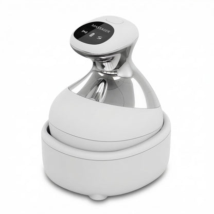 Appareil électrique de massage de tête avec vibration chauffante et lumière rouge
