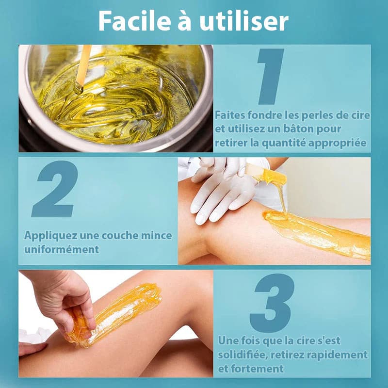 Chauffe Cire Électrique Professionnel 500 ml - Appareil d'épilation à la cire