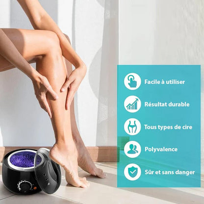 Chauffe Cire Électrique Professionnel 500 ml - Appareil d'épilation à la cire