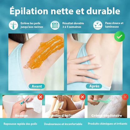 Chauffe Cire Électrique Professionnel 500 ml - Appareil d'épilation à la cire