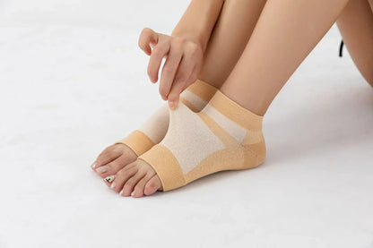 Chaussettes de compression anti-fatigue yoga femme