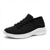 Chaussures de sport noires orthopédiques pour femme
