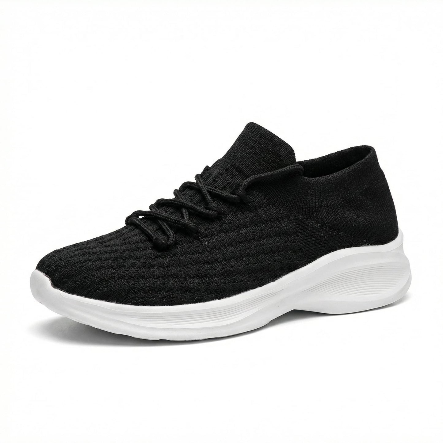 Chaussures de sport noires orthopédiques pour femme