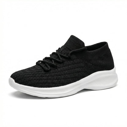 Chaussures de sport noires orthopédiques pour femme