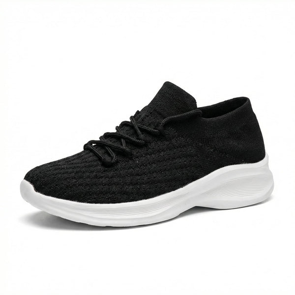 Chaussures de sport noires orthopédiques pour femme