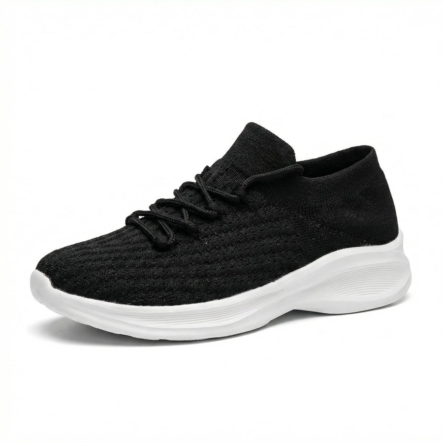 Chaussures de sport noires orthopédiques pour femme
