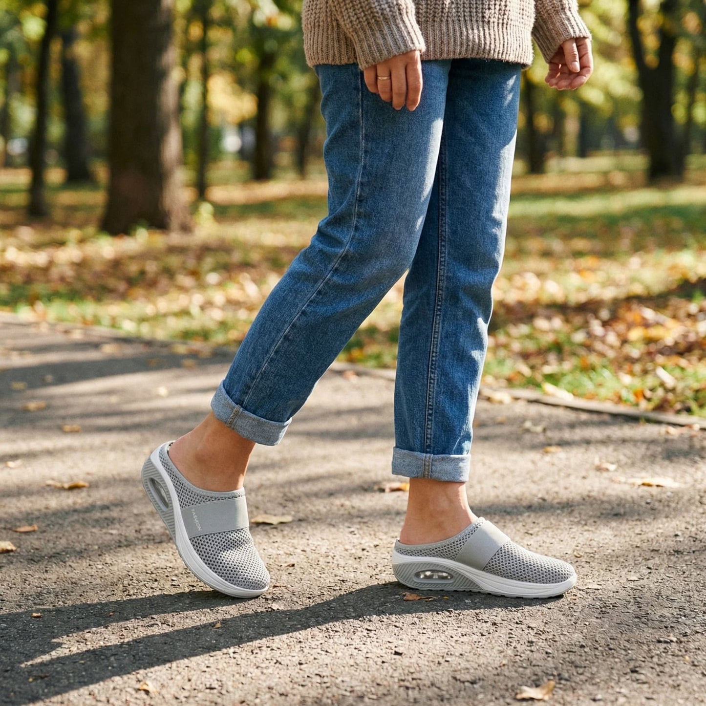 Chaussures orthopédiques style sabot pour femme