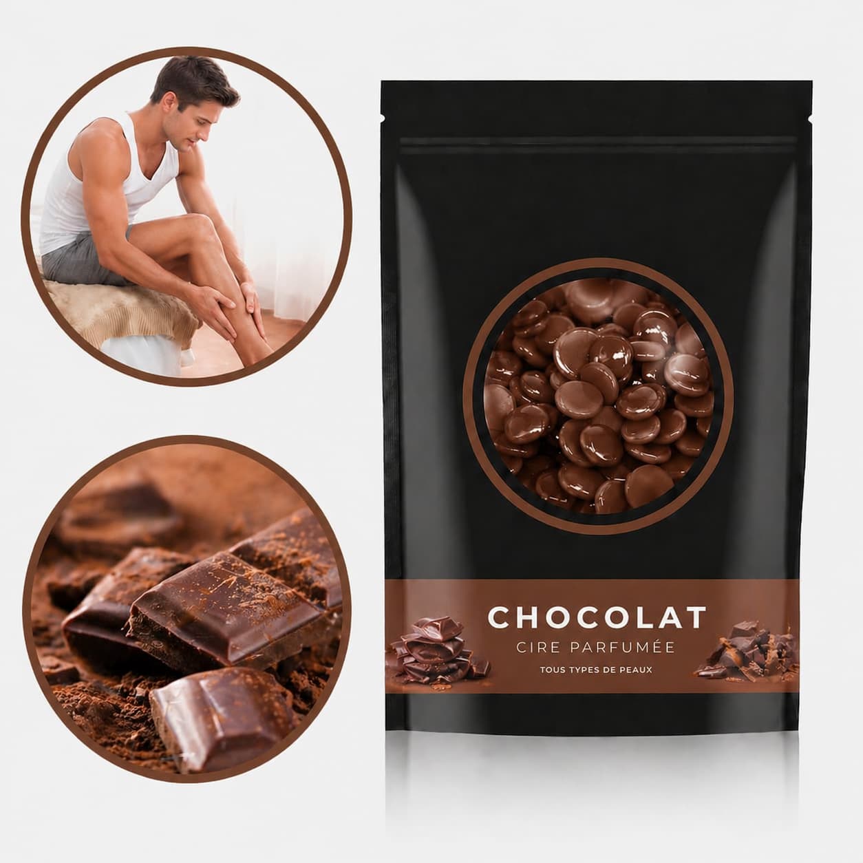 Cire spéciale peau sensible spéciale homme 200g