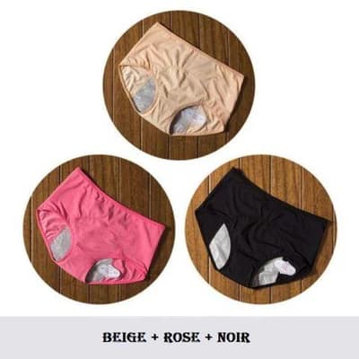 Culottes Menstruelles (lot de 3) | Flux Modéré
