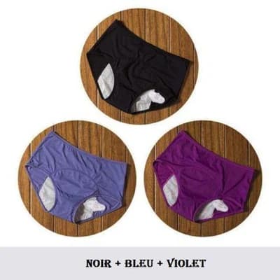 Culottes Menstruelles (lot de 3) | Flux Modéré