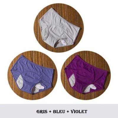 Culottes Menstruelles (lot de 3) | Flux Modéré