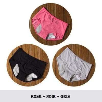 Culottes Menstruelles (lot de 3) | Flux Modéré