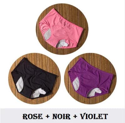 Culottes Menstruelles (lot de 3) | Flux Modéré