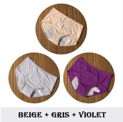 Culottes Menstruelles (lot de 3) | Flux Modéré