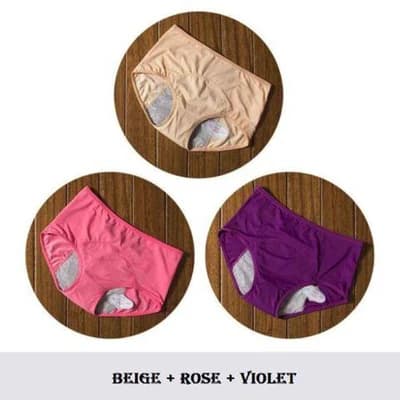 Culottes Menstruelles (lot de 3) | Flux Modéré