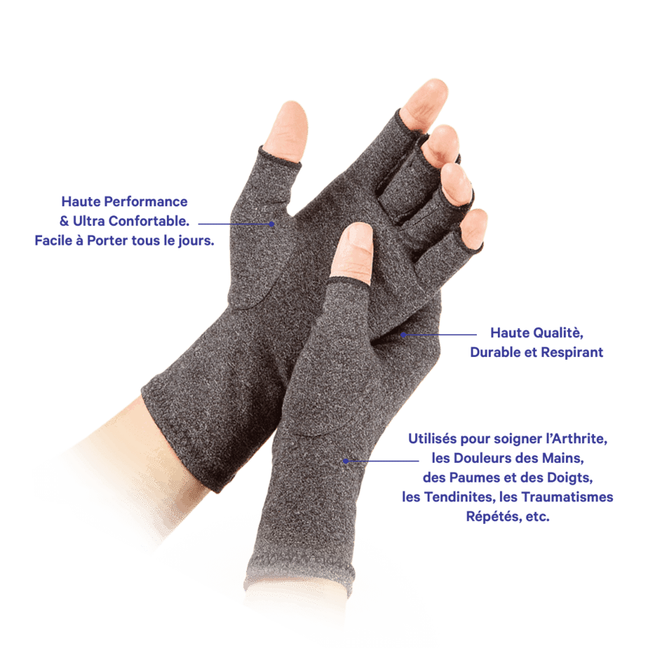 Gants de compression en coton