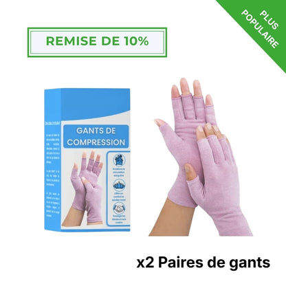 Gants de compression anti-douleurs Rose | Inshape Boutique™
