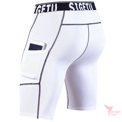 Short de compression de sport pour homme